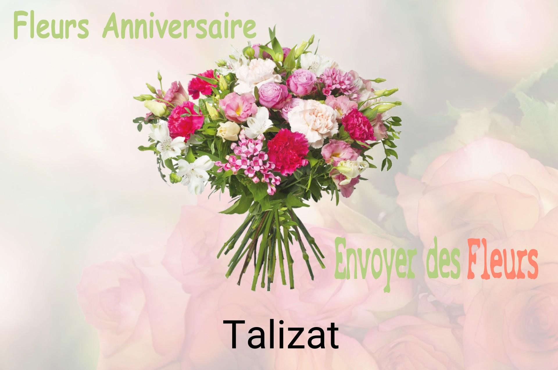 Bouquet de fleurs d’anniversaire livré à Talizat