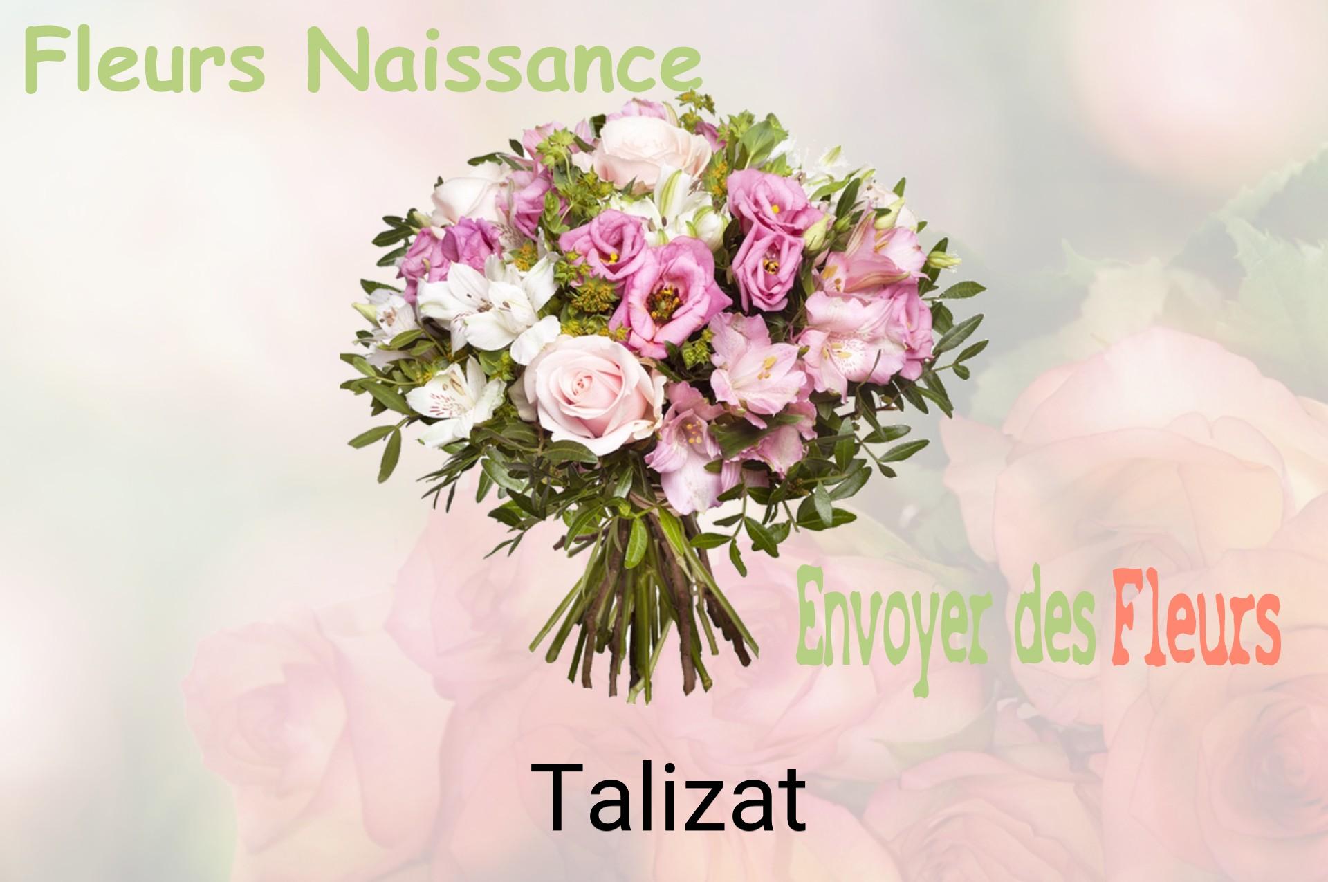 Bouquet de fleurs de naissance livré à Talizat